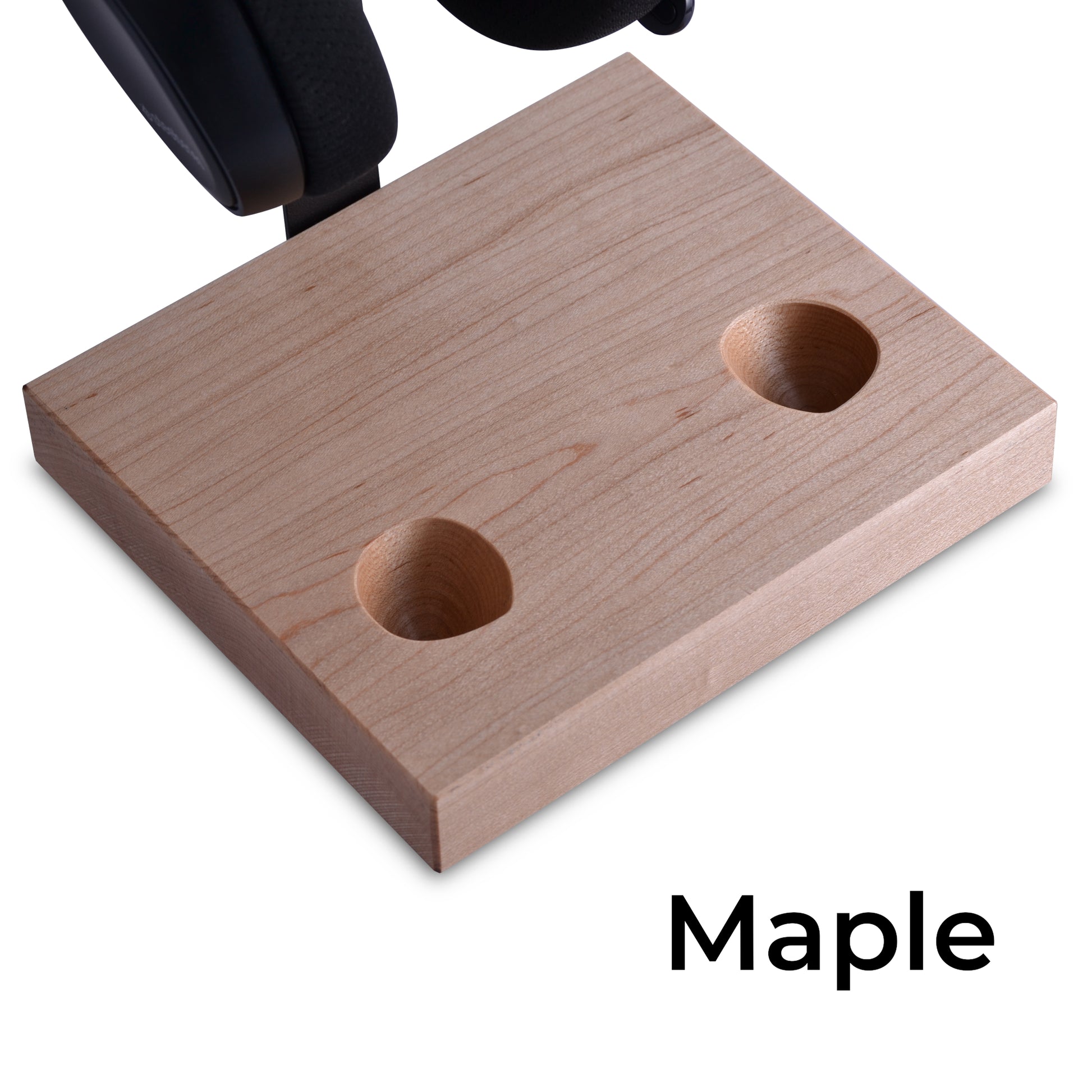 Maple version of headset and controller stand for Playstation 4 dualshock controller