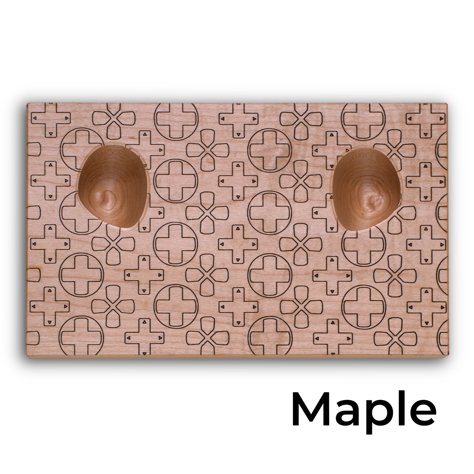 Xbox One Controller Stand in Maple with D-pad design