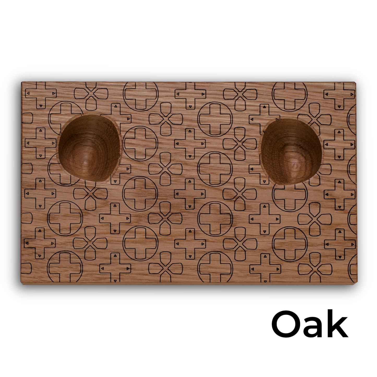 Wooden stand with d-pad design in oak for Xbox series X|S controller