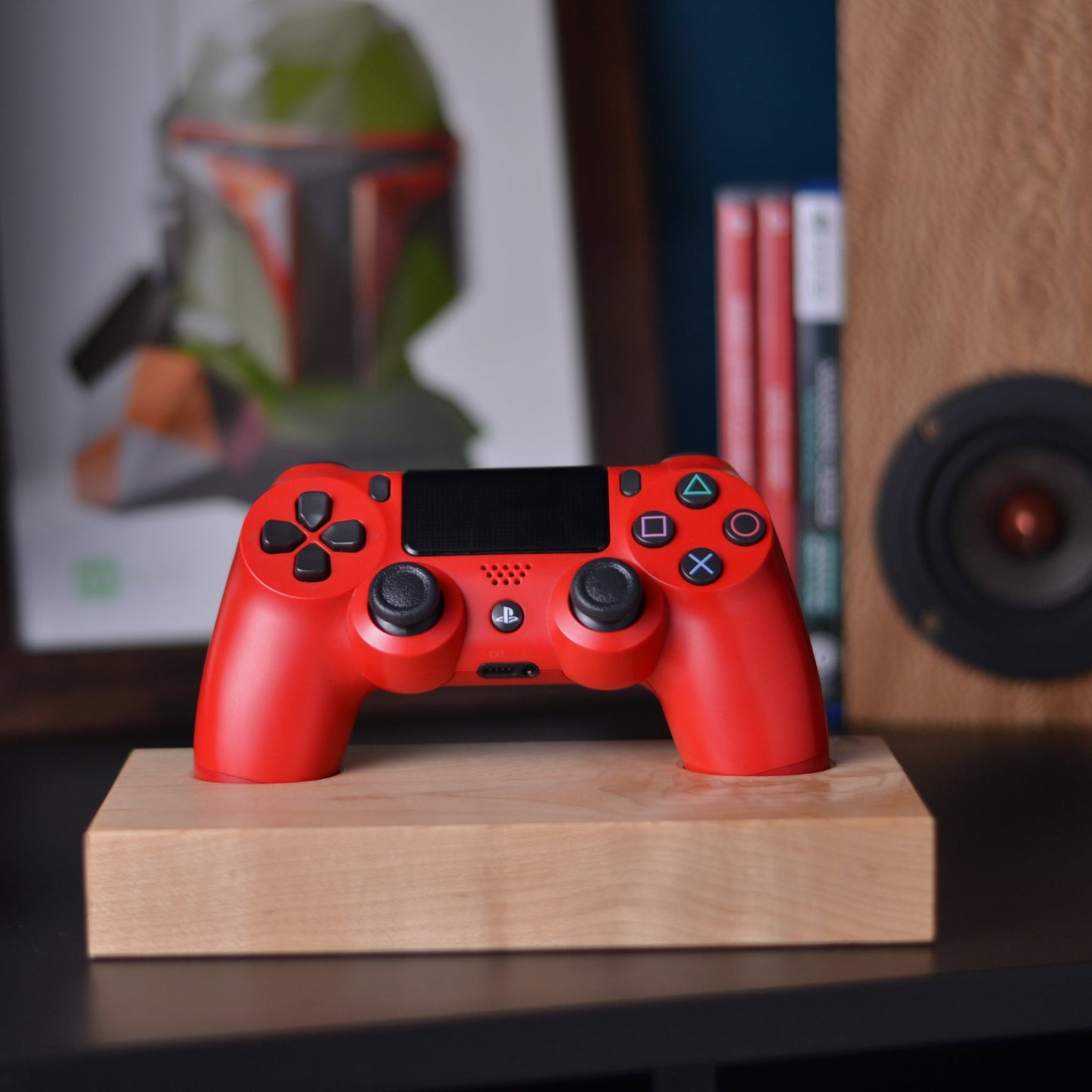 Wooden stand for Playstation 4 dualshock controller